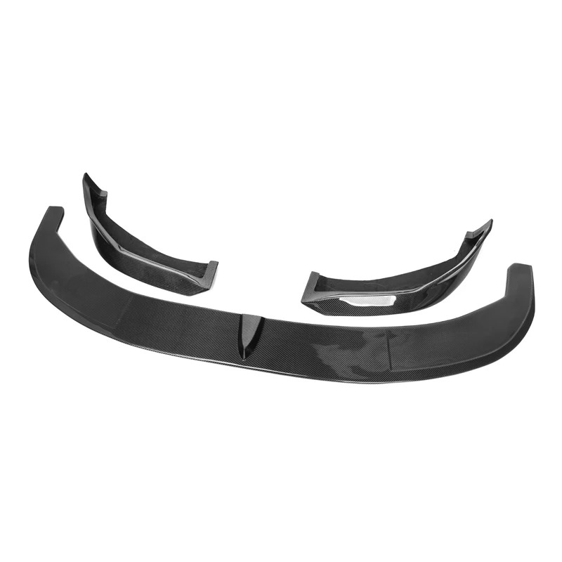 Real Carbon Fiber AC Style Front Lip for  F90 M5 Pre-LCI 2018-2019 with High Gloss UV Protection and Lightweight Design